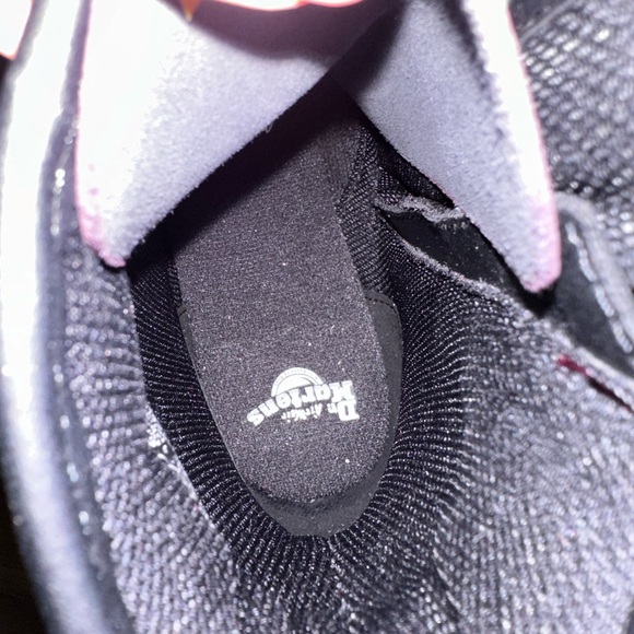 Dr Martens Women’s Boots Burgundy Purple‎ Lace-Up Patent Leather - Picture 11 of 11